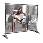 Telescoping Backdrop Silver